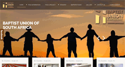 Desktop Screenshot of baptistunion.org.za